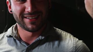 KINKY STEPPSON SCOTT DEMARCO SWALLOW CENTIMETERS OF THICK, PULSATING JOCK IN EPIC DEEP THROAT SESSION