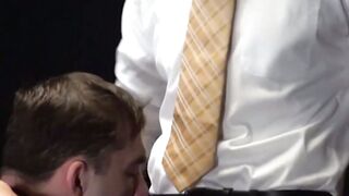 Bareback Brutality Innocent Teen Gets Destroyed by Hung Daddy in Front of Creepy Voyeurs Prying Eyes