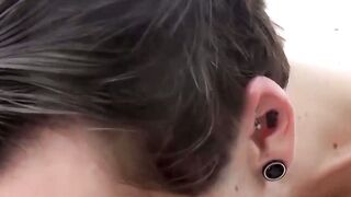 MEGACOCK EXCHANGE Skinny Nico Michaelson Gets PUMMELED by Massive Boyfriend!
