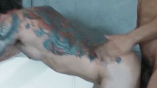 UNLEASH THE BEAST Zario Travezz Kafkaesque buttfuck Frenzy on Archer Crofts Detached Bod