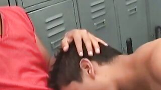 RAW ANAL BRAWL Latino Lover BARES IT ALL in Locker Room FreeforAll!