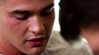 FRESH MEAT Calvin Chambers Devours Fresh Frat Bro, Dakota Young!