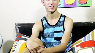 STEVEN PETERS UNLEASHED JawDropping Long Rock Hard Twink Cock Gets DESTROYED!