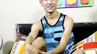 STEVEN PETERS UNLEASHED JawDropping Long Rock Hard Twink Cock Gets DESTROYED!