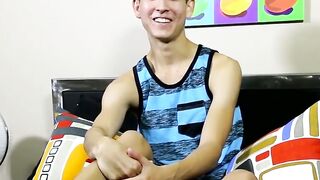 STEVEN PETERS UNLEASHED JawDropping Long Rock Hard Twink Cock Gets DESTROYED!