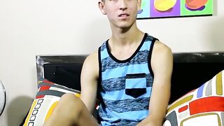 STEVEN PETERS UNLEASHED JawDropping Long Rock Hard Twink Cock Gets DESTROYED!