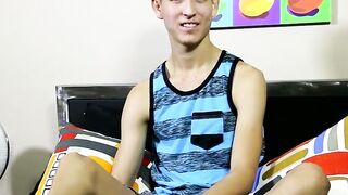 STEVEN PETERS UNLEASHED JawDropping Long Rock Hard Twink Cock Gets DESTROYED!