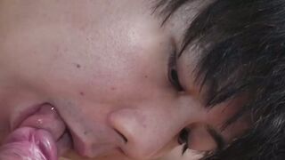 EXTREME BLOWJOB BRAWL  Slav Lover Haru Tears Gagging Asshole Pekaso with 9 GOD CM Bet Yukito