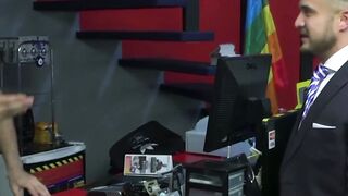 BOSS HIM AROUND Dominant Businessman Alex Graham Tames Muscular Muscle Stud Flex with toys and CockOutrageous Fantasy!