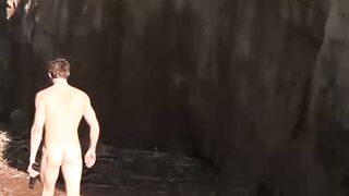 California Dreaming Muscle Hunk Lance Alexander UNLEASHES HIS BEHEMOTH COCK and SPLURGES CUM all over the Golden State!