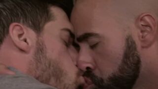 Throat Fucking Thunder Ty Roderick and Damos Andros Engage in Brutal Blowjob Battle