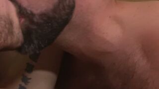 Throat Fucking Thunder Ty Roderick and Damos Andros Engage in Brutal Blowjob Battle