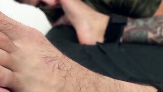 Bulky Vinni got tied and went crazy in a tickle  by jock Dan Edwards