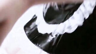 BLACK COCK TAKES OVER SMALLTITTED TRANNY RIDES AND SQUIRTS ON HUGE BLACK DICK
