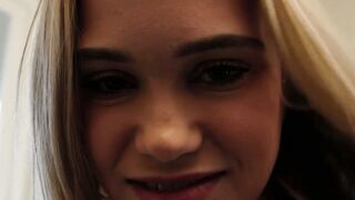 UNLEASH YOUR STRESS Witness Blonde Bombshell Chloe Rose Suck Cock Like a PRO!