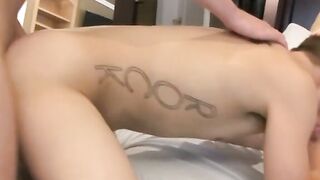 THREEWAY ANAL ANNIHILATION! Chad Cons Tattooed Butt GETS DESTROYED by Two Hungry Stallions!
