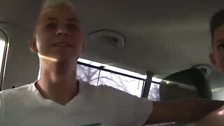 MASTERCLASS IN ANAL MAYHEM 3 SUCKING CLOWNS SPIT ROCKET SCENE IN A CRAMPED CAR 18 ONLY!