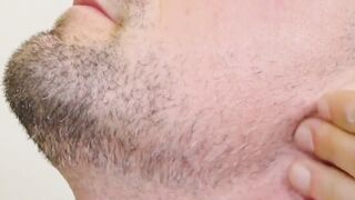 MATT POLACO GETS THE ULTIMATE BARBER SHOP BLOWOUT! HUNG BODYBUILDING BARBER OSKAR IVAN POUNDS HIM SILENTLY AS HE TRIMS MATTS FOLICLES!