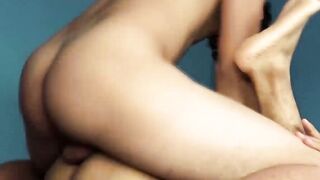 Latino gay guys Urbano and Angel sucking and fucking raw