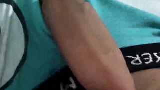Urbano UNLEASHED Tattooed Latino Hulk Smashes Solo Dicking With Insane Cock