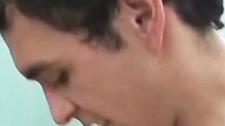 EPIC LOAD FEST! Handsome Young Latino Blasts Away While Getting Ravaged by ahungry Beast!