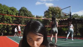 UNLEASH THE BEAST Busty Anais Amore SMASHES Volleyball Court with HER ATOMIC PUSSY