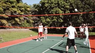 UNLEASH THE BEAST Busty Anais Amore SMASHES Volleyball Court with HER ATOMIC PUSSY
