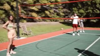 UNLEASH THE BEAST Busty Anais Amore SMASHES Volleyball Court with HER ATOMIC PUSSY
