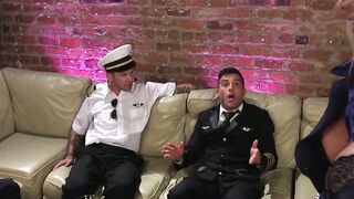 Lance Hart leaves TS Aubrey Kate DRENCHED in JUICY CUM in DIRTY GANGBANG!