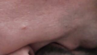 Tais furry thick ass slowly opens as Colton slides in smoothly