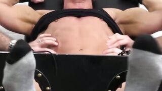 UNLEASHED DEPRAVITY Two Insatiable Studs Unleash Foot Frenzy and Body Rapture!