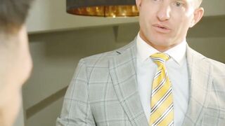 Mega hung Latino Luciano raw pounds his blond hunky boss Magnus Loki