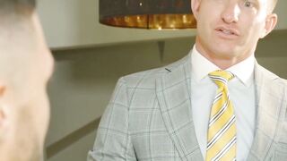 Mega hung Latino Luciano raw pounds his blond hunky boss Magnus Loki