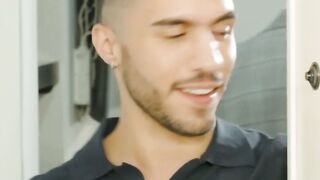 Mega hung Latino Luciano raw pounds his blond hunky boss Magnus Loki