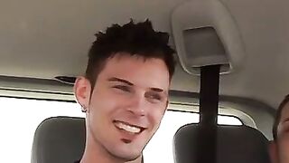 INSANE Car Sex Orgy 3 Hottest Twinks Youve Ever Seen!