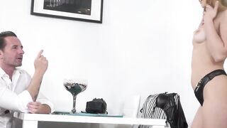 UNLEASH THE BEAST! 34G Blonde Bombshell Rubi Rico Swallows Everything This Chiseled Stallion Throws at Her!