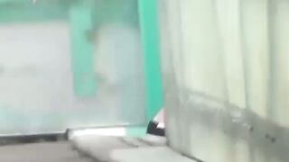 JAPANESE BRUNETTE PEES HER PANTS IN PUBLIC  JAWDROPPING PORN COMPILATION