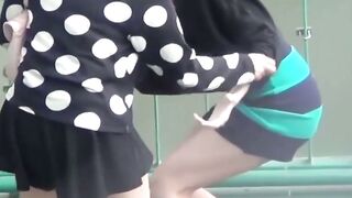 JAPANESE BRUNETTE PEES HER PANTS IN PUBLIC  JAWDROPPING PORN COMPILATION