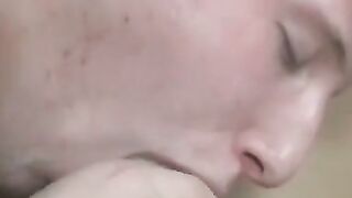 Naughty young gays in nasty chain deepthroat before cumshots