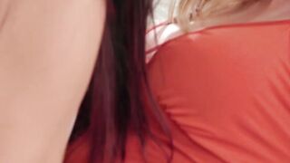 MINDBLOWING REDHEAD TEEN GETS SCISSORCHASED BY DIRTY STEP MOM IN XRATED PORN DEPRAVITY!