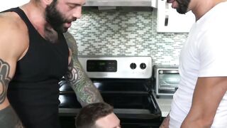 Stepson Swap Sucked, Flogged, and Fucked in a Threesome of Lust!