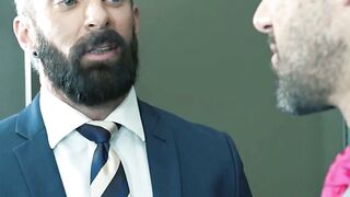 Gigolo Gustavo Cruz raw destroys submissive businessman Scott Carter
