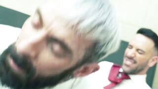 Gigolo Gustavo Cruz raw destroys submissive businessman Scott Carter