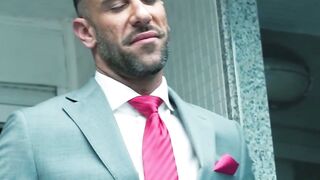 Gigolo Gustavo Cruz raw destroys submissive businessman Scott Carter