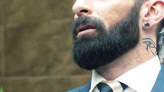 Gigolo Gustavo Cruz raw destroys submissive businessman Scott Carter
