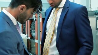 SUITED STRAIGHTGUYS SEDUCED INTO REVERSE COWBOY FRENZY