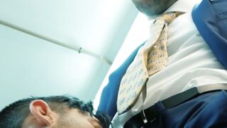 SUITED STRAIGHTGUYS SEDUCED INTO REVERSE COWBOY FRENZY