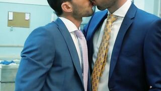 SUITED STRAIGHTGUYS SEDUCED INTO REVERSE COWBOY FRENZY