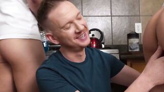 UNBELIEVABLE 2 Young Sex Slaves Get Their Asses Cleaned by Their NEW BOSS