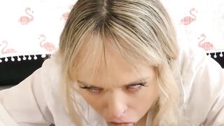 UNBELIEVABLE! Blonde Bombshell Lilly Bells Insatiable Pink Pussy DEVOURS Me LIKE CRAZY!